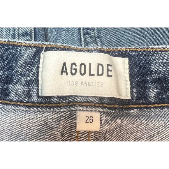 AGOLDE High Waisted Cut Off Jens, Size 26 - Picture 6 of 6